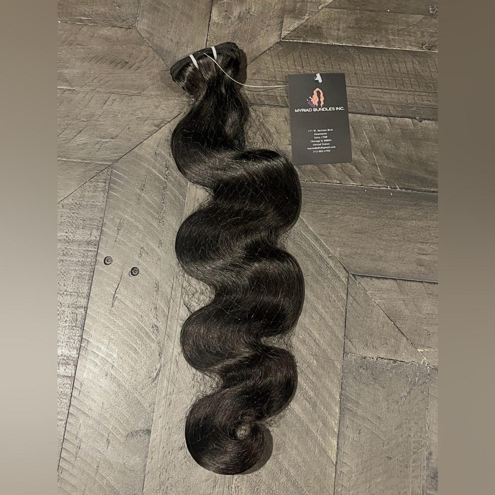 100% HUMAN HAIR SDD BUNDLE (Body Wave - 1b)